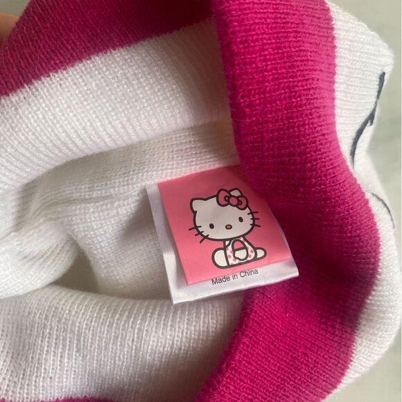 Hello Kitty Beanie pink white one size - Picture 6 of 7
